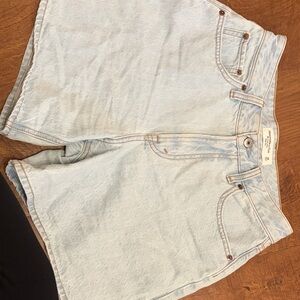 Abercrombie Light Wash Jean Shorts